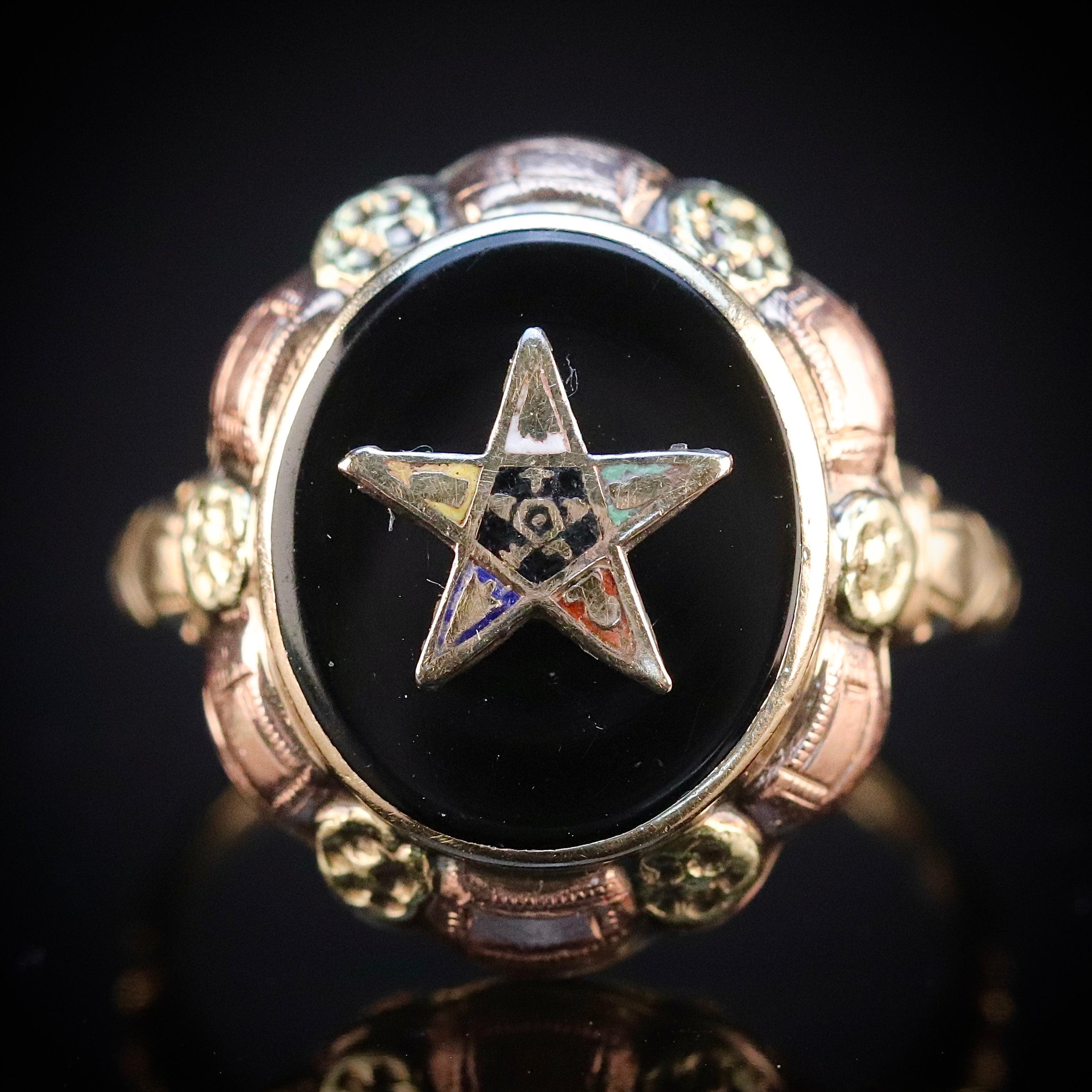 Antique 10kt Gold purchases Eastern Star Ring