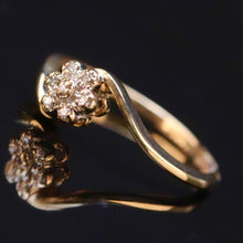 Load image into Gallery viewer, Vintage diamond ring in yellow gold from Manor Jewels