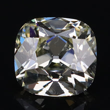 Load image into Gallery viewer, Triple Ideal AGS Antique Cushion cut 1.553ct P SI1 diamond ring in 14k