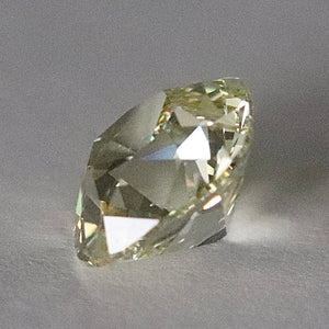 Triple Ideal AGS Antique Cushion cut 1.553ct P SI1 diamond ring in 14k