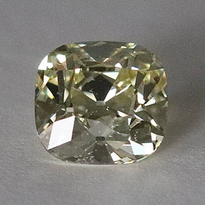 Triple Ideal AGS Antique Cushion cut 1.553ct P SI1 diamond ring in 14k