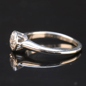 Vintage ring by Jabel with diamonds in white gold from Manor Jewels