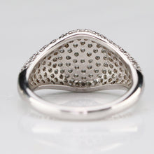 Load image into Gallery viewer, Sterling Silver studded CZ ring