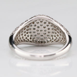 Sterling Silver studded CZ ring