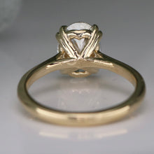 Load image into Gallery viewer, MANOR ROYAL:  The Ophelia - 1.93ct lab grown oval diamond ring in 14k yellow gold D/VVS2