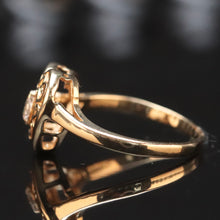 Load image into Gallery viewer, Vintage diamond ring in 14k yellow gold from Manor Jewels