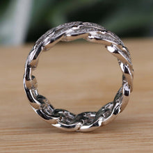 Load image into Gallery viewer, Sterling silver cuban band