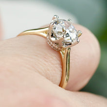 Load image into Gallery viewer, MANOR ROYAL:  The Beatrice - 2.51ct lab grown OEC diamond ring in 18k yellow &amp; white gold