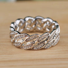 Load image into Gallery viewer, Sterling silver cuban band