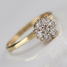 Load image into Gallery viewer, 50% OFF CLEARANCE: Vintage diamond ring in yellow gold