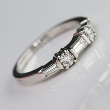 Load image into Gallery viewer, SALE!  Estate 14k white gold diamond band