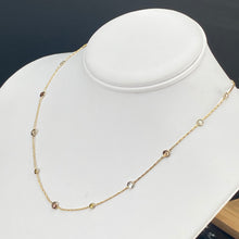 Load image into Gallery viewer, LAYAWAY: PAYMENT 1 OF 6: 2.50ctw Rose cut diamonds by the yard necklace in 18k yellow gold