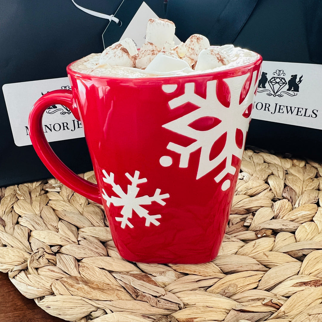 Manor Jewels Christmas mug