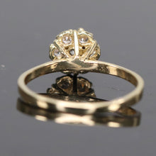 Load image into Gallery viewer, Vintage ring with diamonds in yellow gold from Manor Jewels