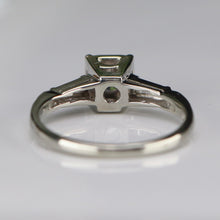 Load image into Gallery viewer, SPECIAL: Vintage earth mined diamond solitaire ring in 18k white gold