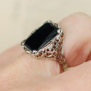 Find the perfect vintage onyx ring for any occasion on our website. Our antique onyx rings are hand selected for quality and desirability,