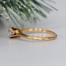 Load image into Gallery viewer, Vintage old european cut OEC diamond ring in 14k yellow gold from Manor Jewels