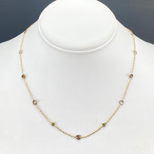 Load image into Gallery viewer, LAYAWAY: PAYMENT 1 OF 6: 2.50ctw Rose cut diamonds by the yard necklace in 18k yellow gold