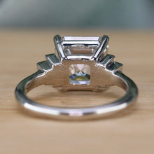 Load image into Gallery viewer, MANOR ROYAL: The Catherine - 4.40ct Asscher cut lab grown diamond ring in platinum