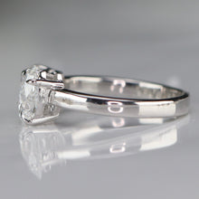 Load image into Gallery viewer, 2ctw lab grown toi et moi 2 stone diamond ring in 14k white gold