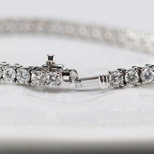 Load image into Gallery viewer, SPECIAL: Approx 7ctw Lab Grown Diamond tennis bracelet in 14k white gold