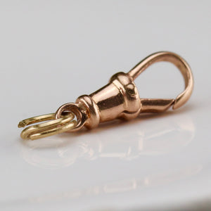 Vintage rose gold dog clip