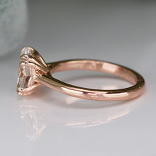 Load image into Gallery viewer, MANOR ROYAL:  The Ophelia - 1.95ct lab grown oval diamond ring in 14k rose gold D/VVS2