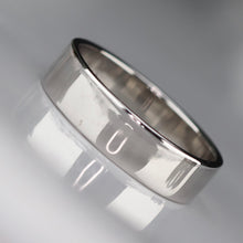 Load image into Gallery viewer, Sterling silver plain polished band