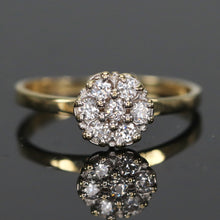 Load image into Gallery viewer, Vintage ring with diamonds in yellow gold from Manor Jewels