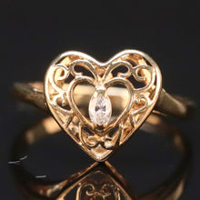 Load image into Gallery viewer, Vintage diamond ring in 14k yellow gold from Manor Jewels