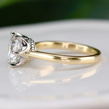 Load image into Gallery viewer, MANOR ROYAL:  The Beatrice - 2.51ct lab grown OEC diamond ring in 18k yellow &amp; white gold