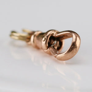 Vintage rose gold dog clip