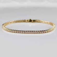 Load image into Gallery viewer, 2ctw Lab Grown Diamond tennis bracelet in 14k yellow or white gold