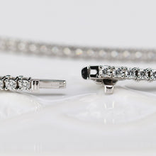 Load image into Gallery viewer, Approx 3ctw Lab Grown Diamond tennis bracelet in 14k white gold