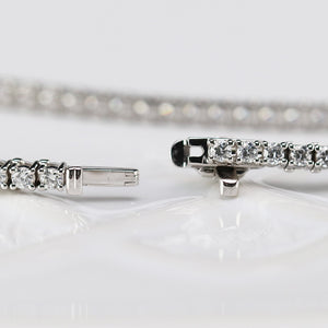 Approx 3ctw Lab Grown Diamond tennis bracelet in 14k white gold