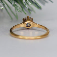 Load image into Gallery viewer, Vintage old european cut OEC diamond ring in 14k yellow gold from Manor Jewels