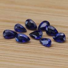 Load image into Gallery viewer, 2.82ctw of blue pear shaped sapphires