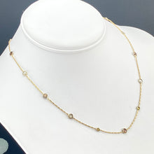 Load image into Gallery viewer, LAYAWAY: PAYMENT 1 OF 6: 2.50ctw Rose cut diamonds by the yard necklace in 18k yellow gold