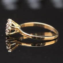 Load image into Gallery viewer, Vintage ring with diamonds in yellow gold from Manor Jewels