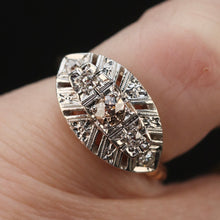 Load image into Gallery viewer, Vintage diamond ring in 14k gold from Manor Jewels