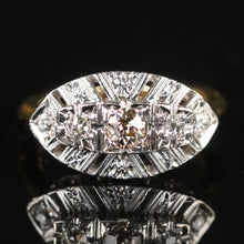 Load image into Gallery viewer, Vintage diamond ring in 14k gold from Manor Jewels