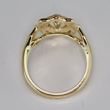 Load image into Gallery viewer, MANOR ROYAL: The Sienna - 1.64ctw Marquise lab grown diamond halo ring in 14k yellow gold