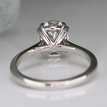 Load image into Gallery viewer, MANOR ROYAL:  The Ophelia - 1.92ct lab grown oval diamond ring in 14k white gold D/VVS2