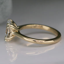 Load image into Gallery viewer, MANOR ROYAL:  The Ophelia - 1.93ct lab grown oval diamond ring in 14k yellow gold D/VVS2