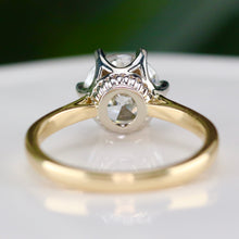 Load image into Gallery viewer, MANOR ROYAL:  The Beatrice - 2.51ct lab grown OEC diamond ring in 18k yellow &amp; white gold