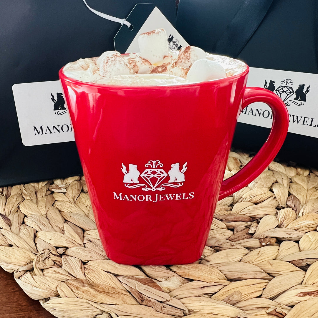 Manor Jewels Christmas mug