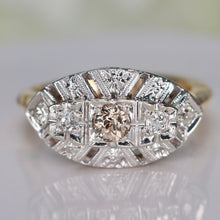 Load image into Gallery viewer, Vintage diamond ring in 14k gold from Manor Jewels