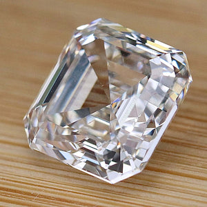 MANOR ROYAL: The Victoria -4.43ct Asscher cut lab grown diamond ring in platinum