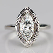 Load image into Gallery viewer, MANOR ROYAL: The Zara - 1.59ct Marquise lab grown diamond ring D/VS1 with IGI report