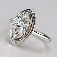 Load image into Gallery viewer, MANOR ROYAL: The Zara - 1.59ct Marquise lab grown diamond ring D/VS1 with IGI report